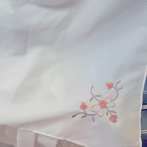White Chiffon Square Scarf